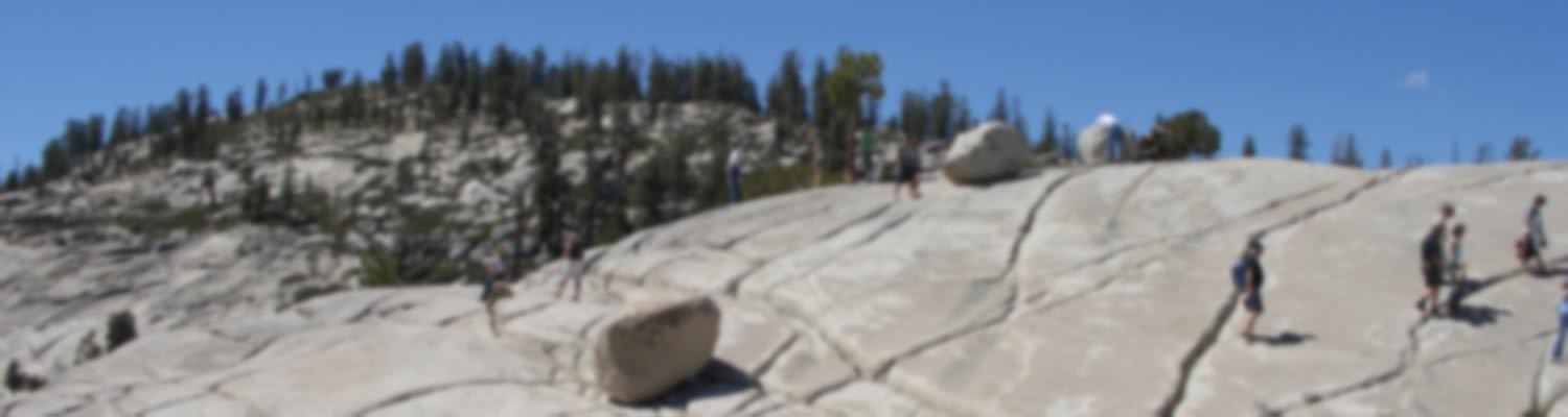 Yosemite valley hilltop image